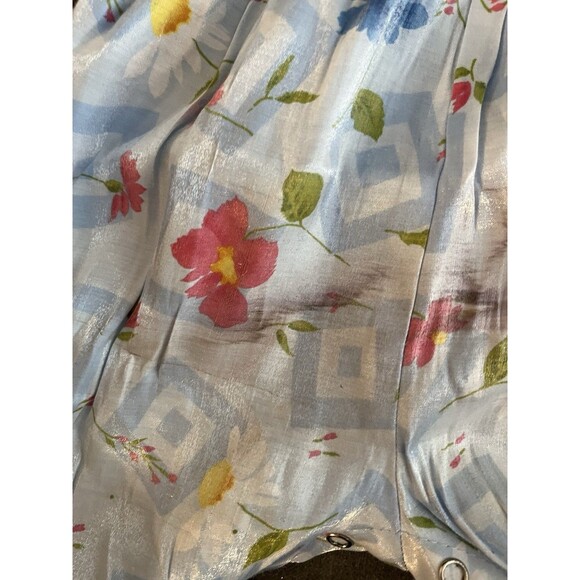 Cach Cach Flower Print Romper Size 12M (Stained) - Picture 3 of 9